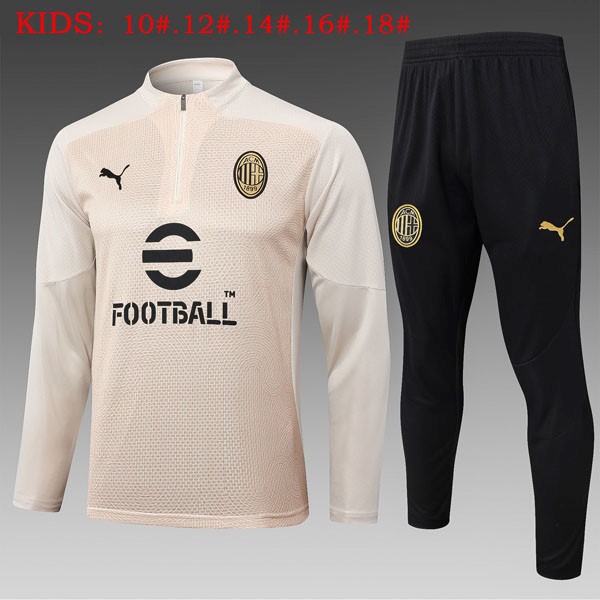Ninos Sudadera De Training AC Milan 2025/26 Amarillo 5